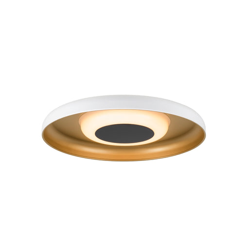 SLV 1010365 MOTUNA, CW, PHASE, wall and ceiling surface-mounted luminaire, round, 2700 K, 10 W, 130°, white / gold-colored (MD01)