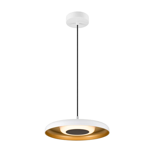 SLV 1010366 MOTUNA, PD, PHASE, pendant luminaire, 2700 K, 10 W, 130°, white / gold-colored (MD01)