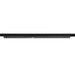 Black track lighting fixture, linear LED, track mounted.