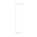 Minimalist white metal LED floor lamp.