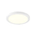 White round LED ceiling light, flush mount.