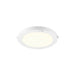White round LED ceiling light, flush mount.