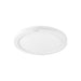 White round LED ceiling light, flush mount.