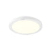 White round LED ceiling light, flush mount.