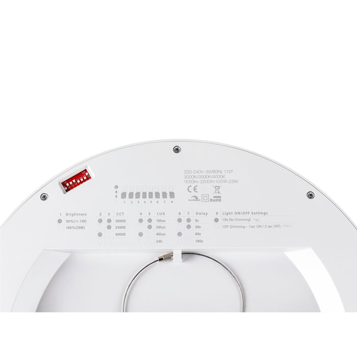SLV 1010400 DOWNLIGHT VARIO 290, 28 830/840 WH ML PIR (MD23)