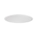 White round ceiling-mounted speaker with a textured grille.
