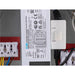 White EOXE dimmable constant current LED driver with wiring terminals and color temperature switch.