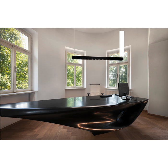 SLV 1010516 GLENOS PRO, pendant light, 1.5m, DALI, UGR16, pendant length 210 cm, 4000K, 75°, black (MD20)