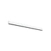 White recessed linear LED light fixture.