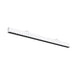 White linear LED light fixture, surface mounted.