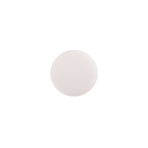 White round foam disc.