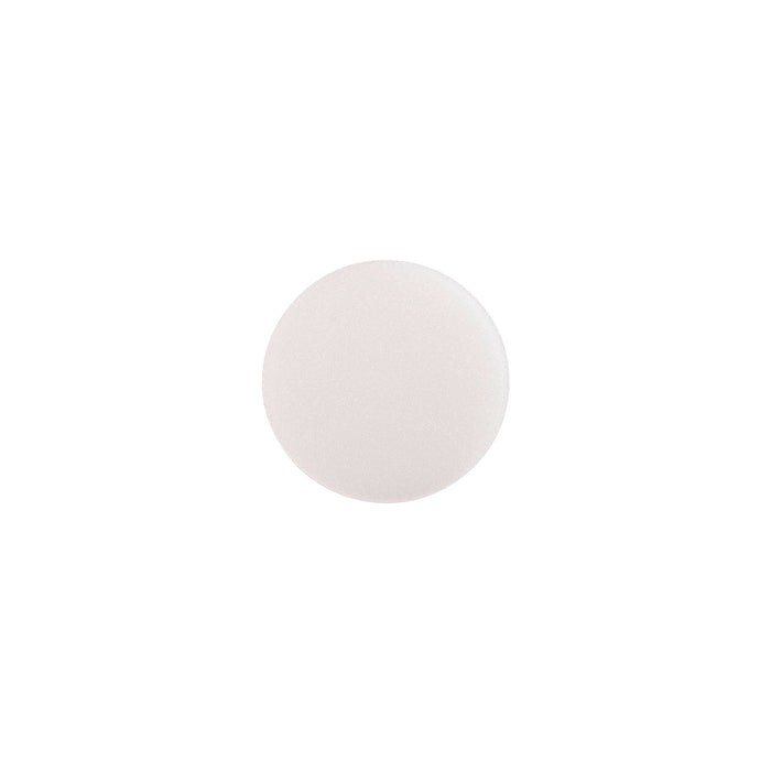 White round foam disc.