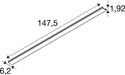 SLV 1010717 RETRO, TRUNKING PC BLIND COVER 1475 (MD12)