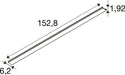 SLV 1010718 RETRO, TRUNKING PC BLIND COVER 1528 (MD12)