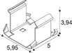 SLV 1010719 RETRO, TRUNKING PC BLIND COVER MOUNTING CLIP (MD12)
