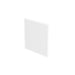 White acoustic ceiling tile, square, flush mount.