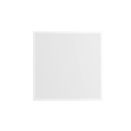 White square LED panel light, flush mount.