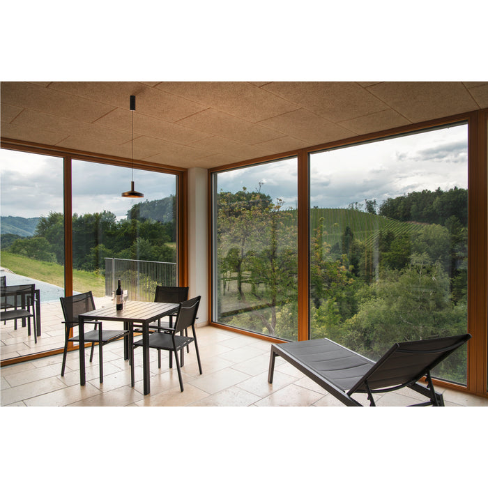 SLV 1010791 LALU SET, pendant light, LED base, TETRA 36, PHASE, pendant length 200 cm, 2700/3000 K, 40°, black (MD20)