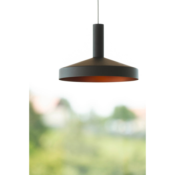 SLV 1010795 LALU SET, pendant light, LED base, TETRA 36, PHASE, Recessed, pendant length 200 cm, 2700/3000 K, 40°, black (MD20)
