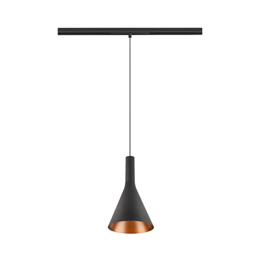 SLV 1010801 LALU SET, 48V pendant light, LED base, CONE 15, DALI, pendant length 200 cm, 2700/3000K, 40°, black (MD01)