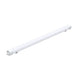 White LED tube light fixture, surface mounted.