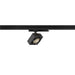 SLV 1010843 EURO CUBE 2 M, 3-phase spotlight, rectangular, 4000K, 14 W, PHASE, 40°, black (MD26)