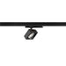 SLV 1010843 EURO CUBE 2 M, 3-phase spotlight, rectangular, 4000K, 14 W, PHASE, 40°, black (MD23)