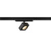 SLV 1010846 EURO CUBE 2 M, 3-phase spotlight, rectangular, 3000K, 14 W, DALI 2, 40°, black (MD25)