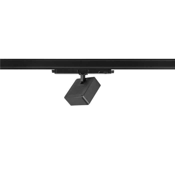 SLV 1010846 EURO CUBE 2 M, 3-phase spotlight, rectangular, 3000K, 14 W, DALI 2, 40°, black (MD24)