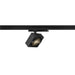 SLV 1010851 EURO CUBE 2 L, 3-phase spotlight, rectangular, 4000K, 21 W, PHASE, 40°, black (MD26)