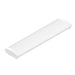 White LED wraparound ceiling light fixture with a matte finish.