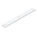 White surface-mounted LED strip light fixture.