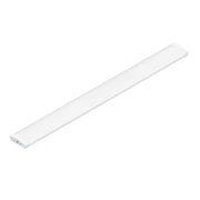 White surface-mounted LED linear light fixture.