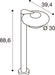 SLV 1011024 SEJERO 90, POLE, floor lamp, IP65, E27, 1 x 15 W, beige (MD12)
