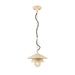 SLV 1011026 SEJERO, pendant luminaire, E27, pendant length 49.1 cm,  1 x max. 15 W, beige (MD26)