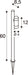 SLV 1011034 HELIA SLIM Pole, single, LED outdoor floor lamp, IP65, 2200 K, black (MD12)