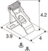 SLV 1011084 PANEL P/PAVANNO, Mounting Criclips 4 pcs (MD12)