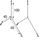 SLV 1011086 PANEL P, SUSPENSION CABLE 1M (MD12)