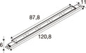 SLV 1011167 BATTEN INDUSTRY C 1208 840 MB ML WH DALI (MD12)