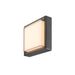 SLV 1011260 AINOS SLIDE WL, Wall surface-mounted luminaire, square, PHASE, 2700/3000 K, 11 W, IP65, black (MD26)