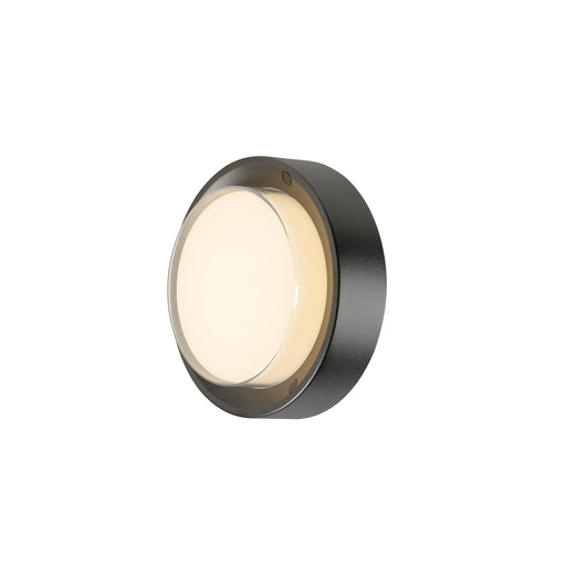 SLV 1011261 AINOS SLIDE WL, surface-mounted wall luminaire, round, PHASE, 2700/3000 K, 11 W, IP65, black (MD01)