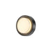 SLV 1011261 AINOS SLIDE WL, surface-mounted wall luminaire, round, PHASE, 2700/3000 K, 11 W, IP65, black (MD25)