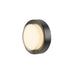 SLV 1011261 AINOS SLIDE WL, surface-mounted wall luminaire, round, PHASE, 2700/3000 K, 11 W, IP65, black (MD24)