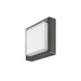 SLV 1011262 AINOS SLIDE WL, surface-mounted wall luminaire, square, SENSOR, 2700/3000 K, 11.5 W, IP65, black (MD27)