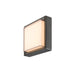 SLV 1011262 AINOS SLIDE WL, surface-mounted wall luminaire, square, SENSOR, 2700/3000 K, 11.5 W, IP65, black (MD26)