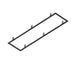 SLV 1011340 RECESSED MOUNTING FRAME, 1200/300 BK (MD01)