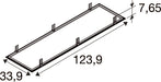 SLV 1011340 RECESSED MOUNTING FRAME, 1200/300 BK (MD12)