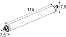SLV 1011475 TUBULAR P, 1200 560 840 WH DALI2 OPL PMMA (MD12)
