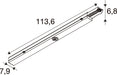 SLV 1011506 EASYLIGHT 1000, 450 750 OVAL/ROUND EM 3H WH (MD12)