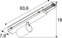 SLV 1011559 EASYLIGHT SPOT, 500 472 940 WB WH ML DALI2 (MD12)